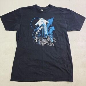 Big Daddy Weave "Let It Rise" Christian Rock Band Tour Black T-Shirt Men's Sz L